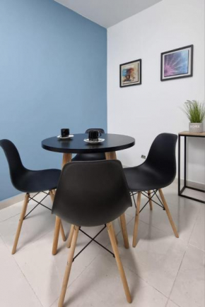 Apartamento azul en Medellín